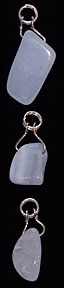 Blue Lace Agate Dangle
